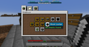 A dedicated advancement tree