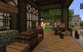 A conversation at the tavern.
