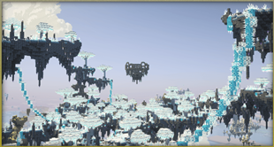 Glaciated Floating Islands