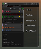 vNotePad 1.1 Folders
