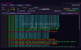 Console tab
