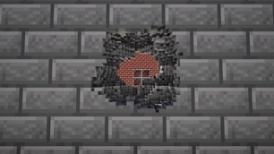 A hole right through the wall