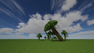 A jungle giant falls