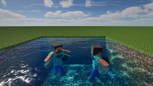 Treading water