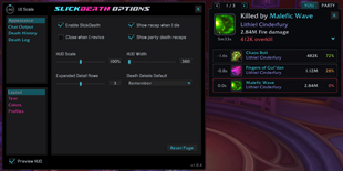 Appearance [Layout] Options