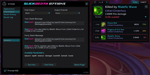 Chat Output [General] Options