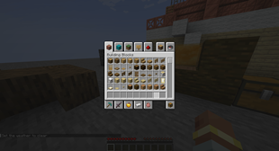 Creative inventory in survival