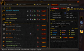 Groupe Finder