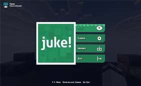 Juke main menu