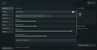 Atlas - Settings -> Appearance #1