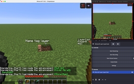 Split chat, scoreboard and nametags in OBS
