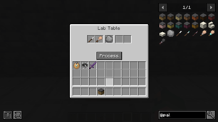 Chisel, Brush, & Concretion in Lab Table