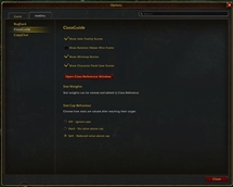 Options Menu