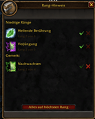 A remembered spell in its own section