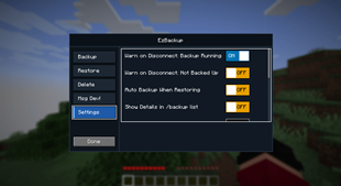 Settings GUI 1/2