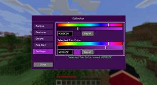 Settings GUI 2/2