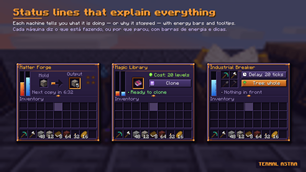 Machine screens
