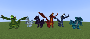 All six dragons in game