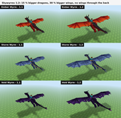 New in 1.2: bigger dragons