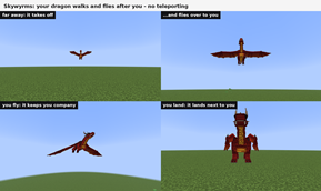 New in 1.2: your dragon follows you