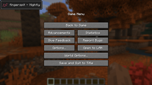 Pause Menu