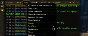 Per tab alerts