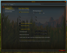 General Options Window