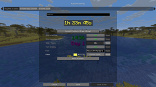Playtime Tracker Settings