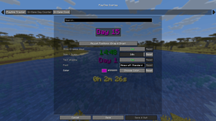 Day Counter Settings