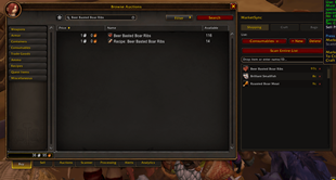 AuctionHouse List Search