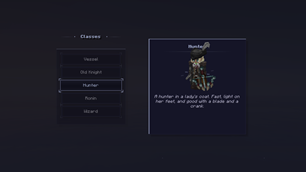 Classes Screen.