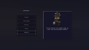 Classes Screen.