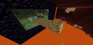 The same vehicle seen from the Nether side