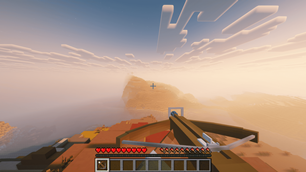 Crossbow with effects arrow.