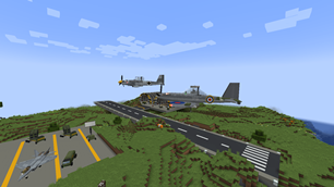 Spitfire vs Bf 109 over the airbase