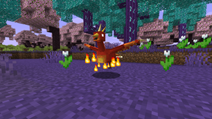 Wild Phoenix - bird of red and golden fire