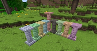 Stained Planks Pillar