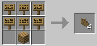 Large signpost crafting - old