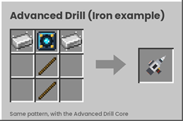 Advanced drill recipe for example