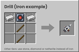 Standart drill recipe for example