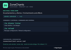 ZoneChants — Commands & controls / Comandos y controles
