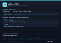 ZoneClans — Commands & controls / Comandos y controles