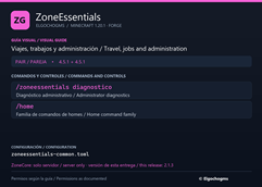 ZoneEssentials — Commands & controls / Comandos y controles