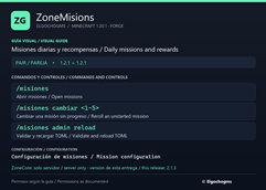 ZoneMisions — Commands & controls / Comandos y controles