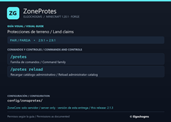 ZoneProtes — Commands & controls / Comandos y controles