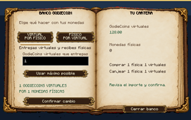 GodieCoin bank and wallet / Banco y cartera GodieCoin