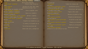 Clan commands / Comandos del clan