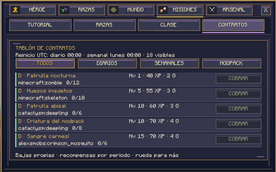 Mission contracts / Contratos de misiones