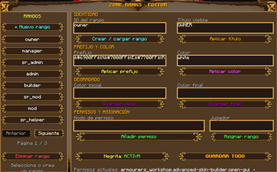 Rank editor / Editor de rangos