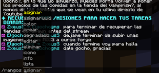 Rank command suggestions / Sugerencias de comandos de rangos